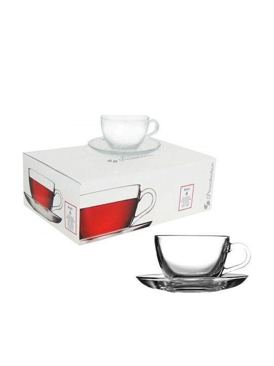 Pasabahce Cup Cappuccino Glass Transparent