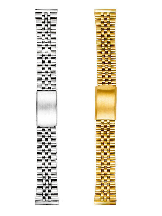 KOSTELO Metallic Bracelet Silver 22mm