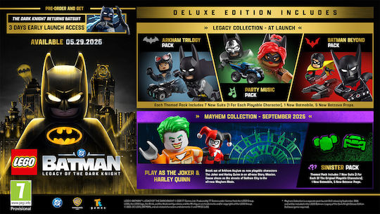 LEGO Batman: Moștenirea Cavalerului Întunecat Ediție Deluxe Joc PS5