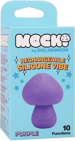 Doc Johnson Mushroom Vibe Mini Κλειτοριδικός Δονητής 6.4cm Μωβ
