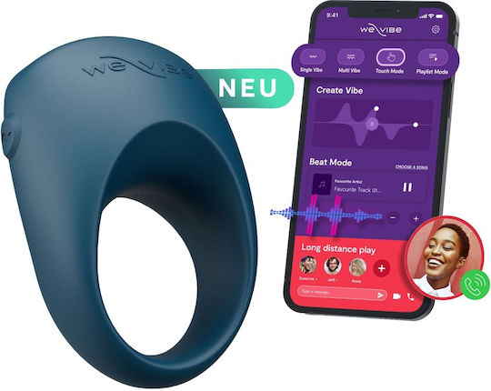 We-Vibe Pivot 2 Mini Δονητής για Ζευγάρια με Απομακρυσμένο Έλεγχο 7.2cm