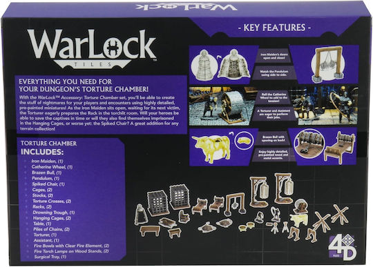Warlock Tiles Accessory – Torture Chamber Set Dungeon Rpg