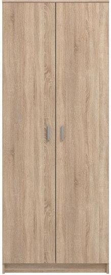 Hana Δίφυλλη Ντουλάπα Sonoma Oak 80x52x205cm