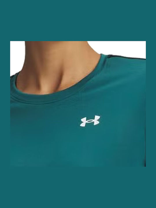 Women's Athletic Oversized T-shirt Fast Drying Green