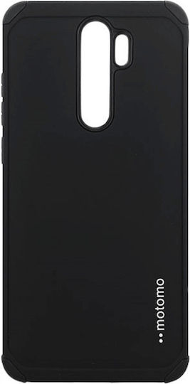 Motomo Back Cover Πλαστικό Μαύρο (Redmi 9)