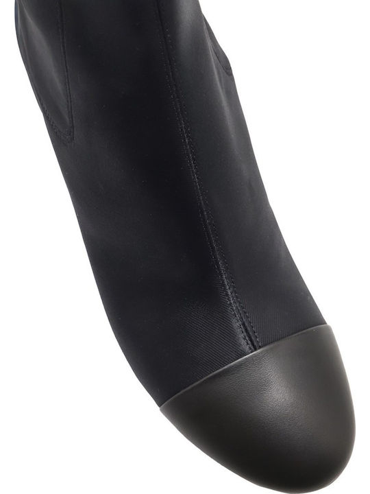 Women's Ankle Boots with Medium Heel Black
