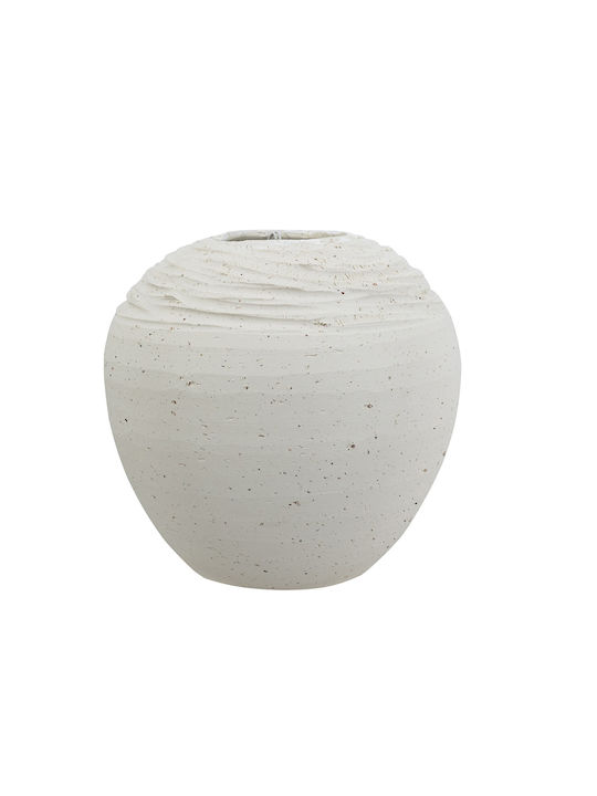 Artekko Decorative Vase White 18.5x17.2x18.5cm