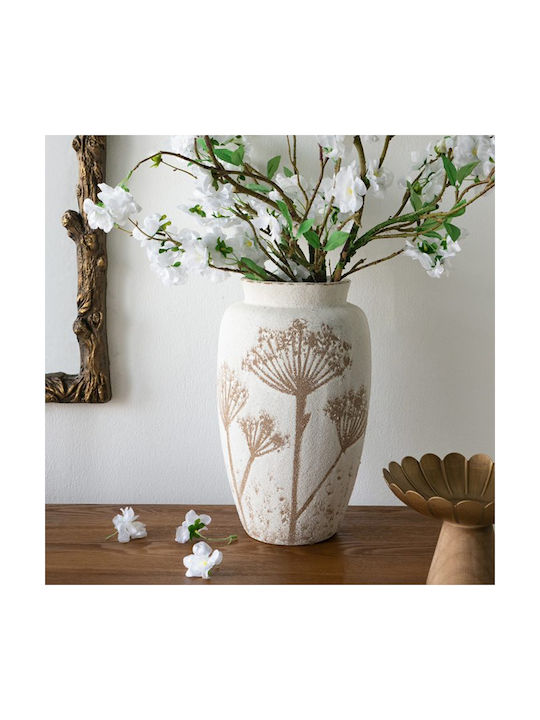 Artekko Decorative Vase White 20x20x35cm