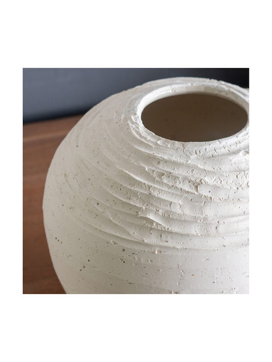 Artekko Decorative Vase White 18.5x17.2x18.5cm