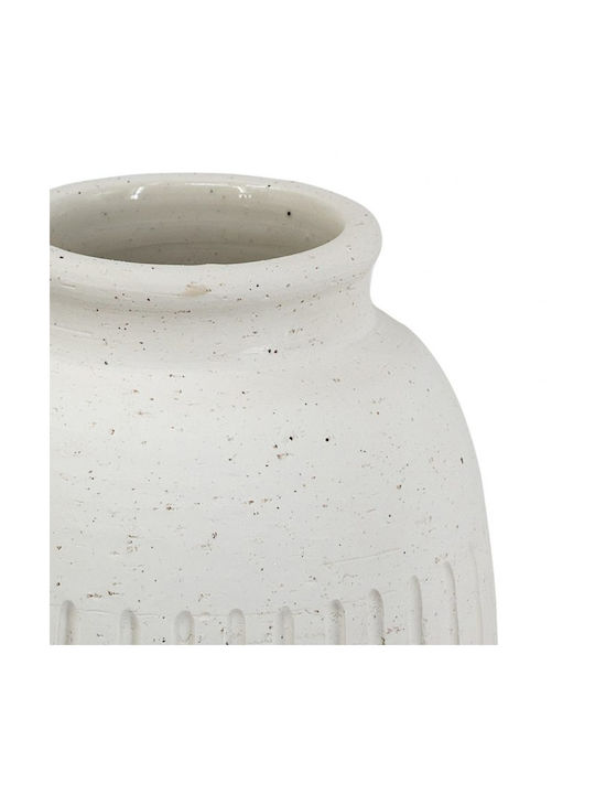 Artekko Decorative Vase White 19.5x19.5x38cm