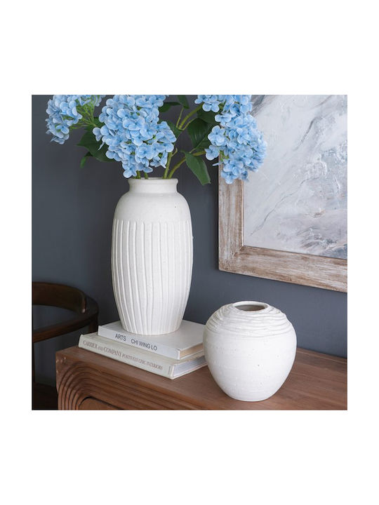 Artekko Decorative Vase White 19.5x19.5x38cm