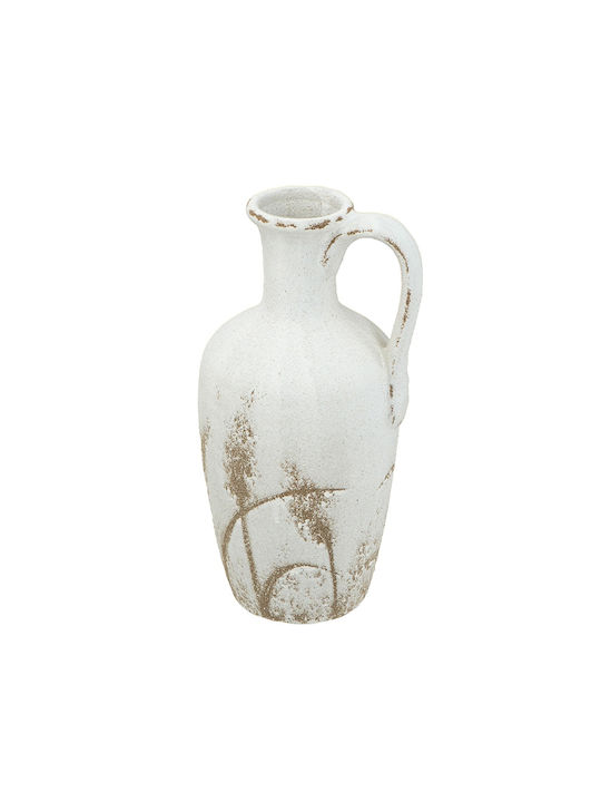 Artekko Decorative Vase White 17x15.5x34cm