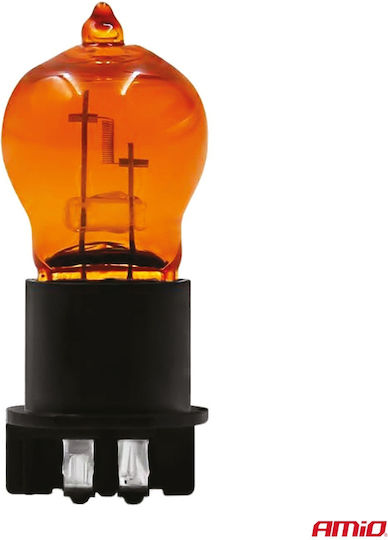 Halogen Car Lamp PWY24W WP3.3x14.5-4 Amber 12V 24W Amio-04410