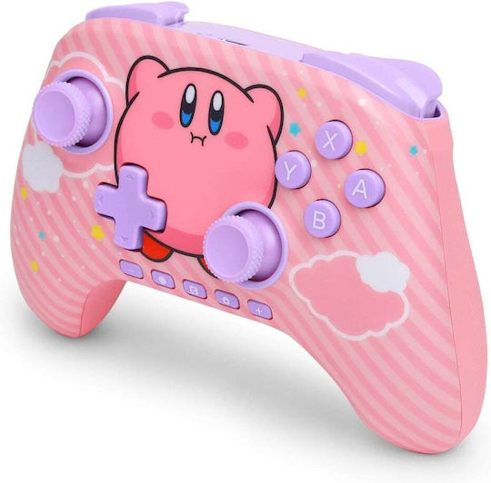 PowerA Kirby Puff Ασύρματο Gamepad για Switch 2 Ροζ