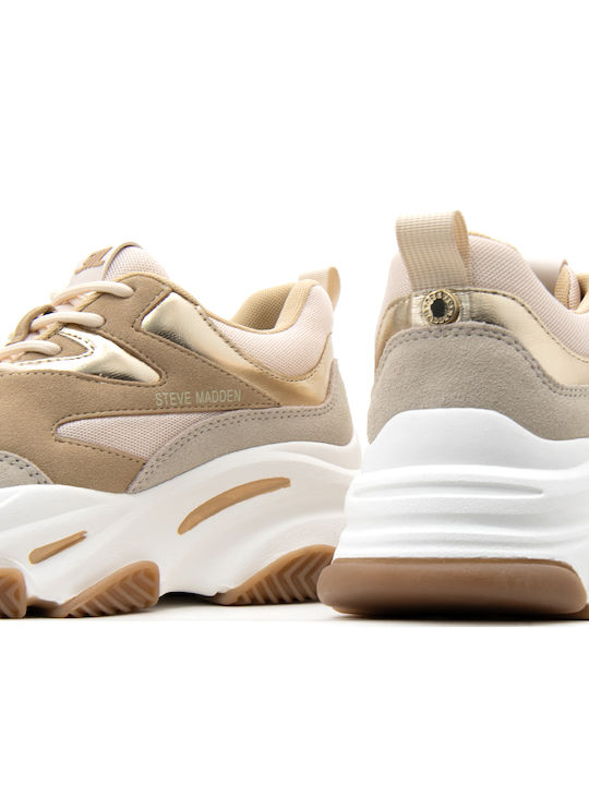 Progressive Chunky Sneakers Grey-beige-gold