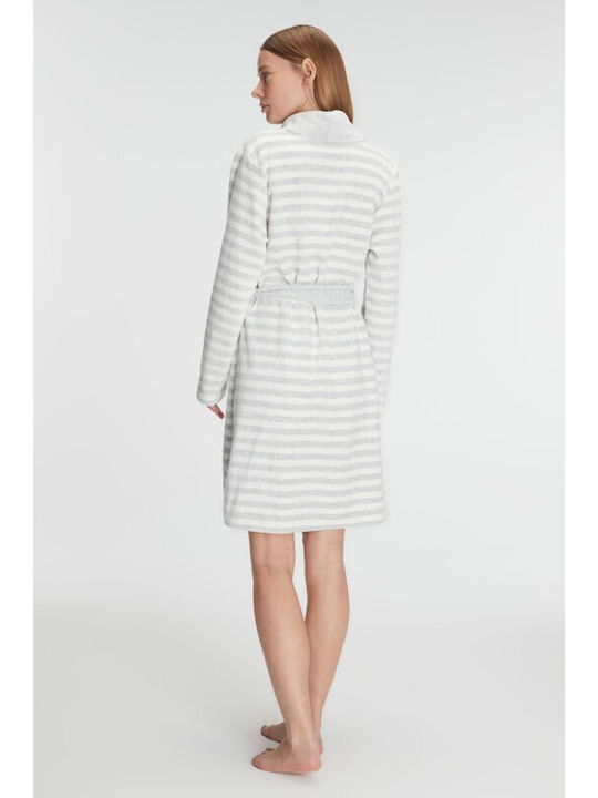 GoldenBay Winter Women's Robe Gray