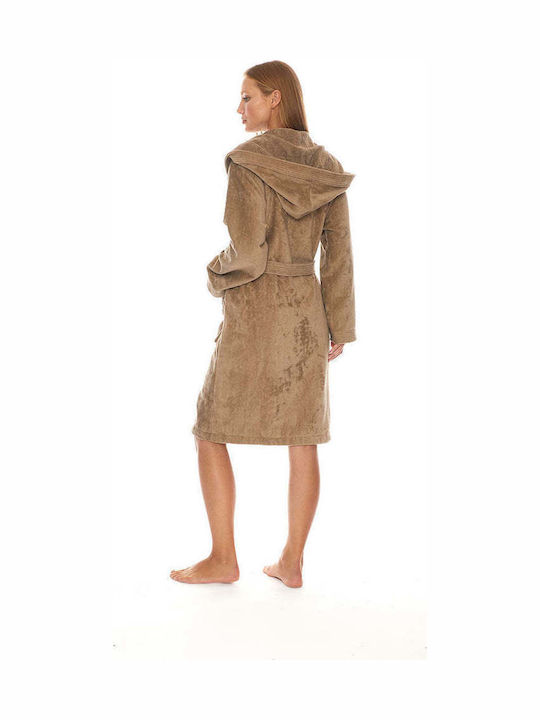 Homelovers Bathrobe with Hood Snow White 350gr/m²