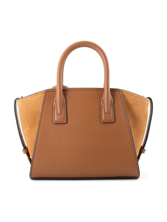 Michael Kors Geantă De Mână De Piele Tabac Maro 35F4G4VC0L-LUG