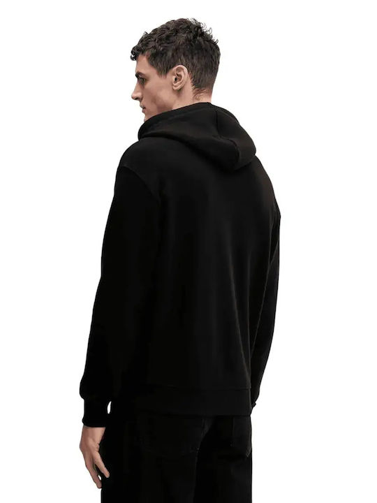 Sweatshirt with Hood Black