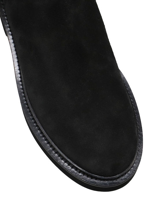 Suede Γυναικείες Μπότες Μαύρες