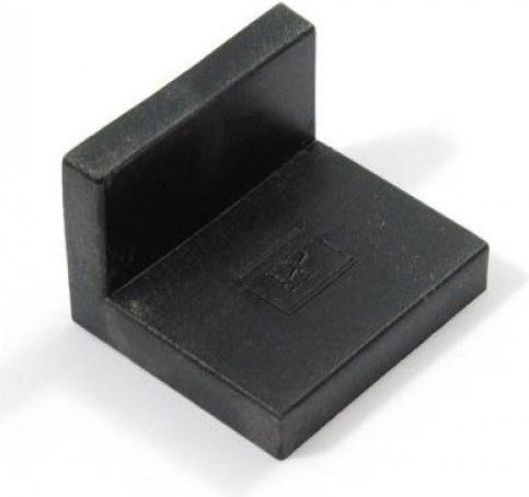 Hard Plast Γωνία Ραφιού από Πλαστικό σε Γκρι Χρώμα 40x35mm 162-7006#GRAFI