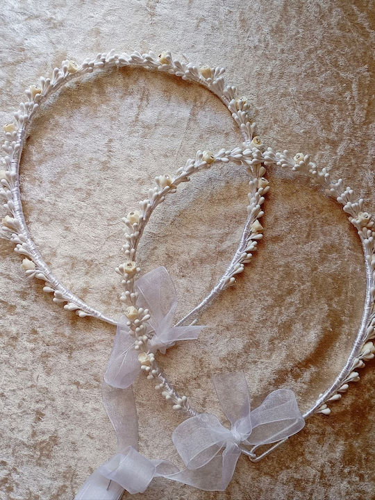 By Anastasia's Art Creations Handmade Porcelain Wedding Crowns