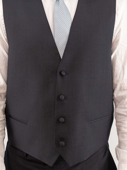 Costum Bărbați Cu vestă Blue