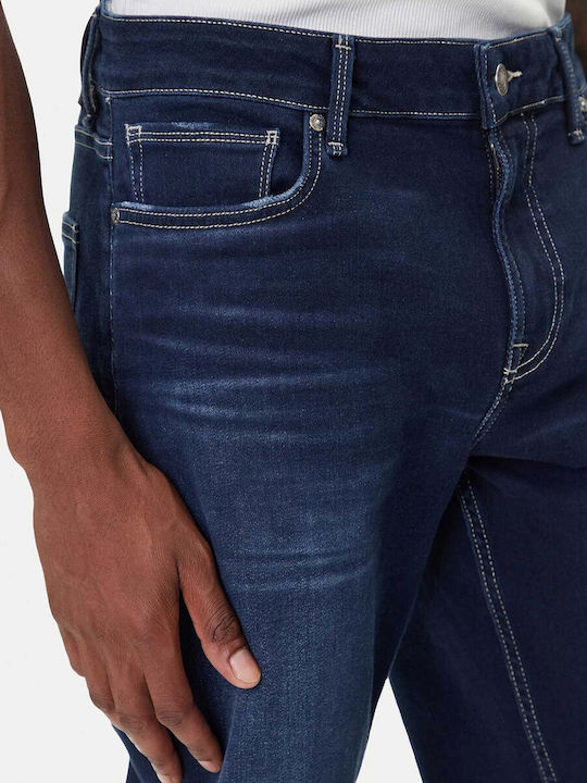 M Angels Men's Jeans Pants with Slim Fit Blue