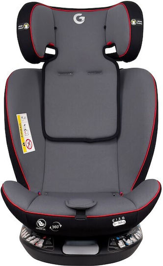 Fun Baby G Καθισματάκι Αυτοκινήτου i-Size με Isofix Γκρι Κόκκινο 0-36 kg