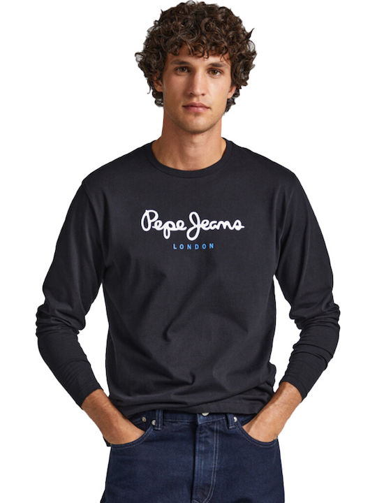 Eggo Long Sleeve Black Blouse