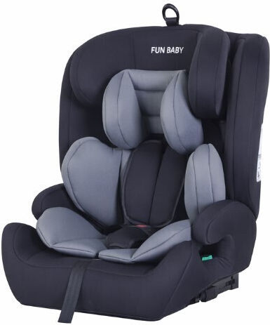Fun Baby Καθισματάκι Αυτοκινήτου i-Size με Isofix Μαύρο Γκρι 9-36 kg