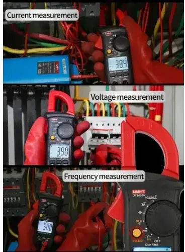 Uni-T Αμπεροτσιμπίδα Ψηφιακή 200A AC UT200A+ με Ακροδέκτες