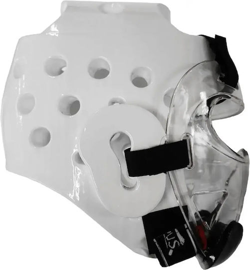 Kaska Olympus Full Face Protection Removable Mask Foam Plexiglass White