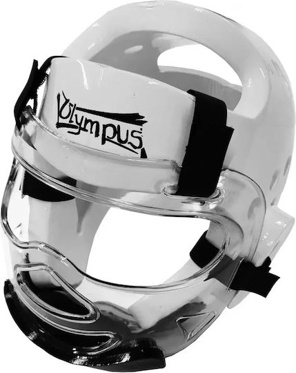 Kaska Olympus Full Face Protection Removable Mask Foam Plexiglass White