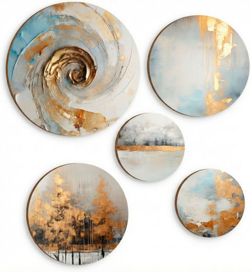 Picturi Murale Moderne Dormitor Decorațiune Aurie Living