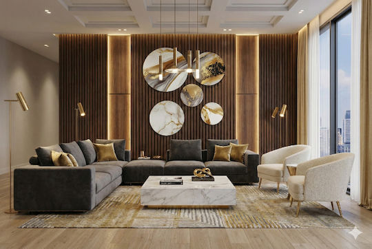 Decorative Wall Paintings Gold Set Paintings Living Room Bedroom