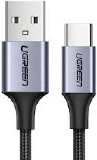 Ugreen Us288 Braided USB 2.0 Cable USB-C male - USB-A 15W Μαύρο 1.5m 60127