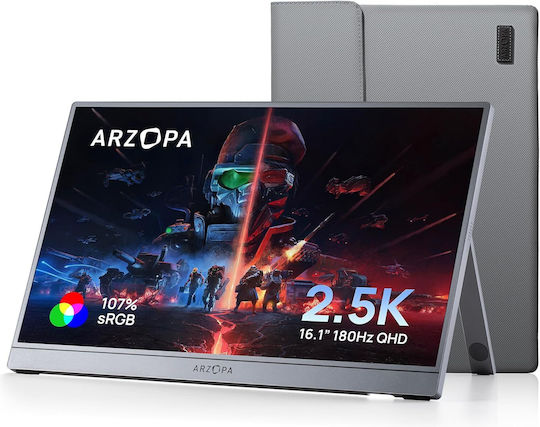 Arzopa Z3FC IPS Φορητό Monitor 16.1" QHD 2560x1440 180Hz