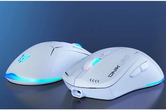 Onikuma CW917 Drahtlos RGB Gaming Gaming Maus 4800 DPI Weiß