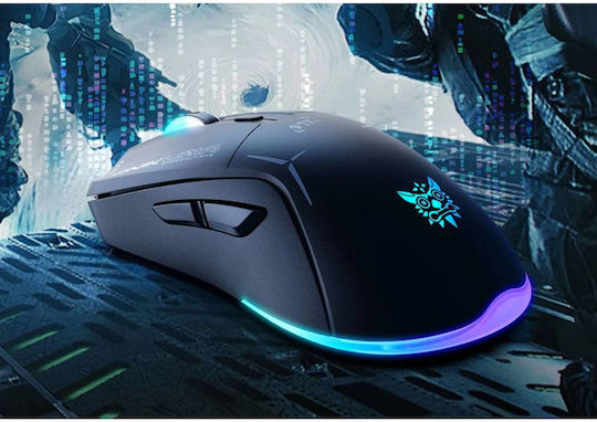 Onikuma CW917 Drahtlos RGB Gaming Gaming Maus 4800 DPI Schwarz