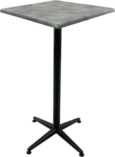 Copperfield Masă Bar Pătrată Neagră 70x70x107 cm Copperfield Masă Bar Pătrată Neagră 70x70x107 cm