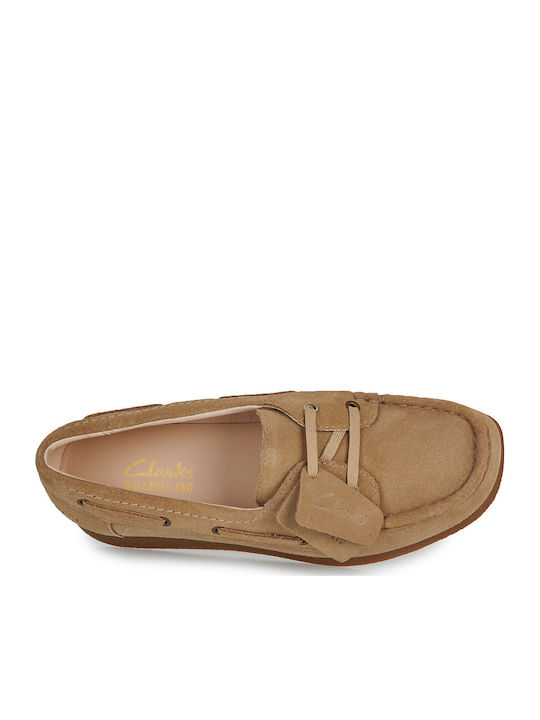 Wallabee EVO Damen Bootsschuhe Dark Sand Suede