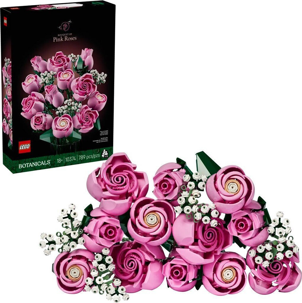 LEGO Botanical Collection Bouquet of Pink Roses για 18+ Ετών 789τμχ