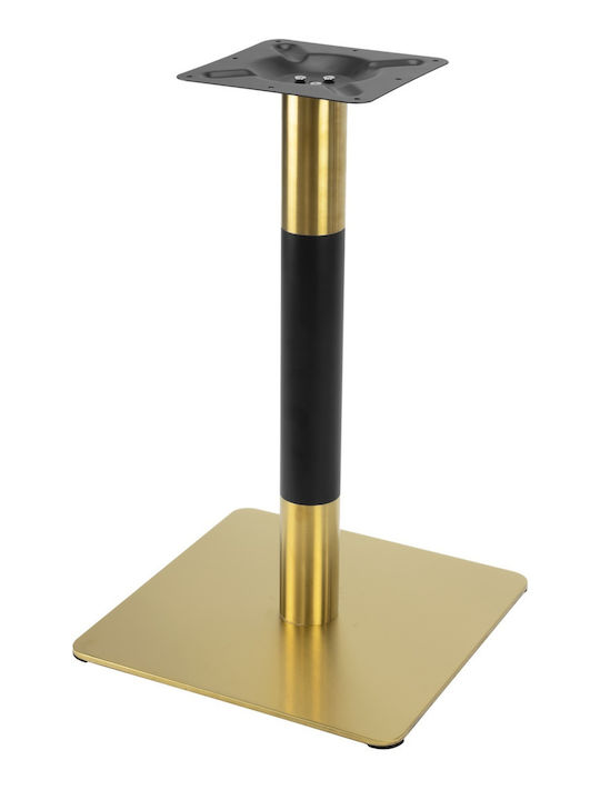 Masă Pătrată Bar Din Lemn Cu Ramă Metalică Verde 70x70x74cm