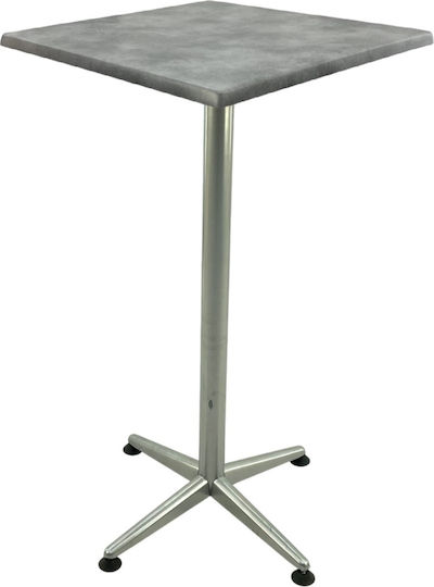 Copperfield Masă Pătrată Bar Classic Gri 70x70x107 cm Copperfield Masă Pătrată Bar Classic Gri 70x70x107 cm