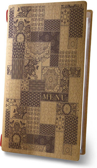 DAG Style Menu Holder in Brown Color Custom Eco