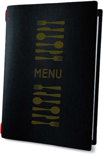 DAG Style Menu Holder in Black Color