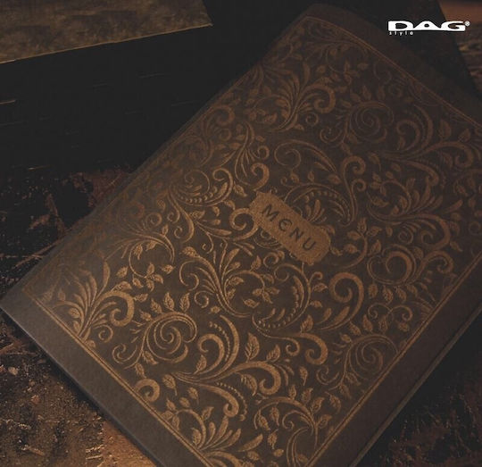 DAG Style Menu Holder in Black Color
