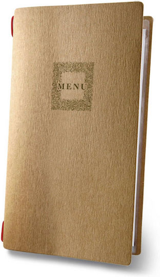 DAG Style Menu Holder Made of Cellulose in Brown Colour Custom Eco