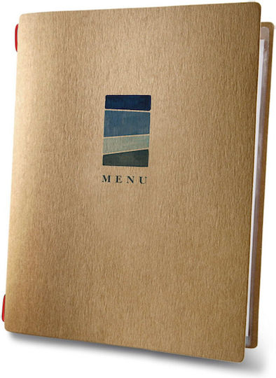 DAG Style Menu Holder Made of Cellulose in Brown Colour Custom Eco